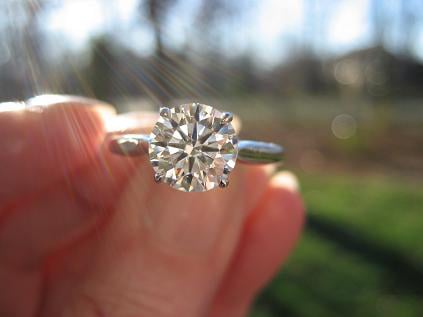 Diamond Engagement Ring Four Prong Setting